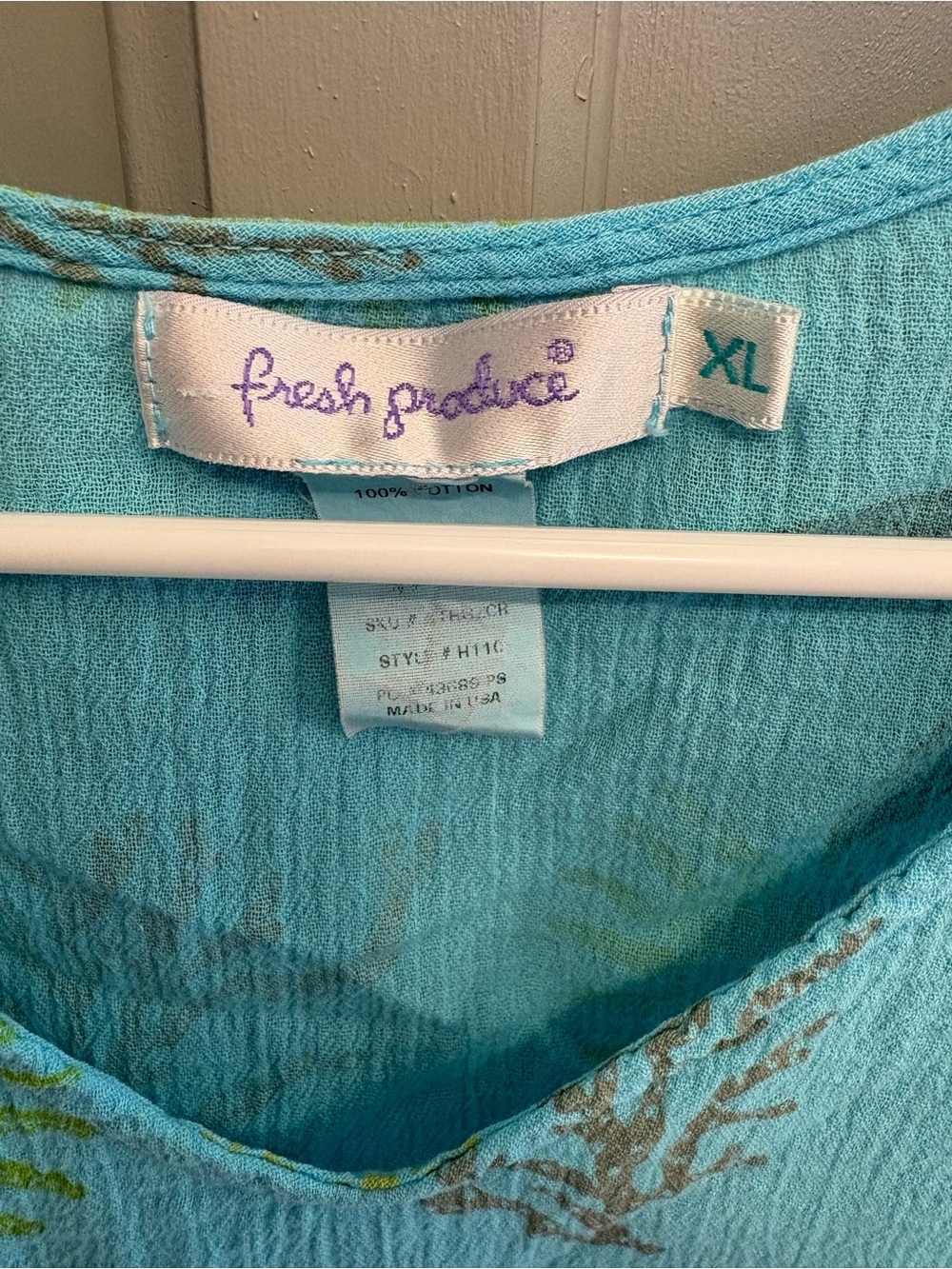 Fresh Produce Brand Beach Themed Tunic Top - Picture 4 of 5